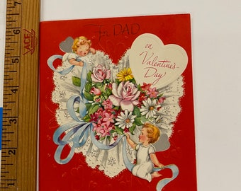 Vintage Valentine Dad Angels Cards Scrapbooks Collage Art Journals