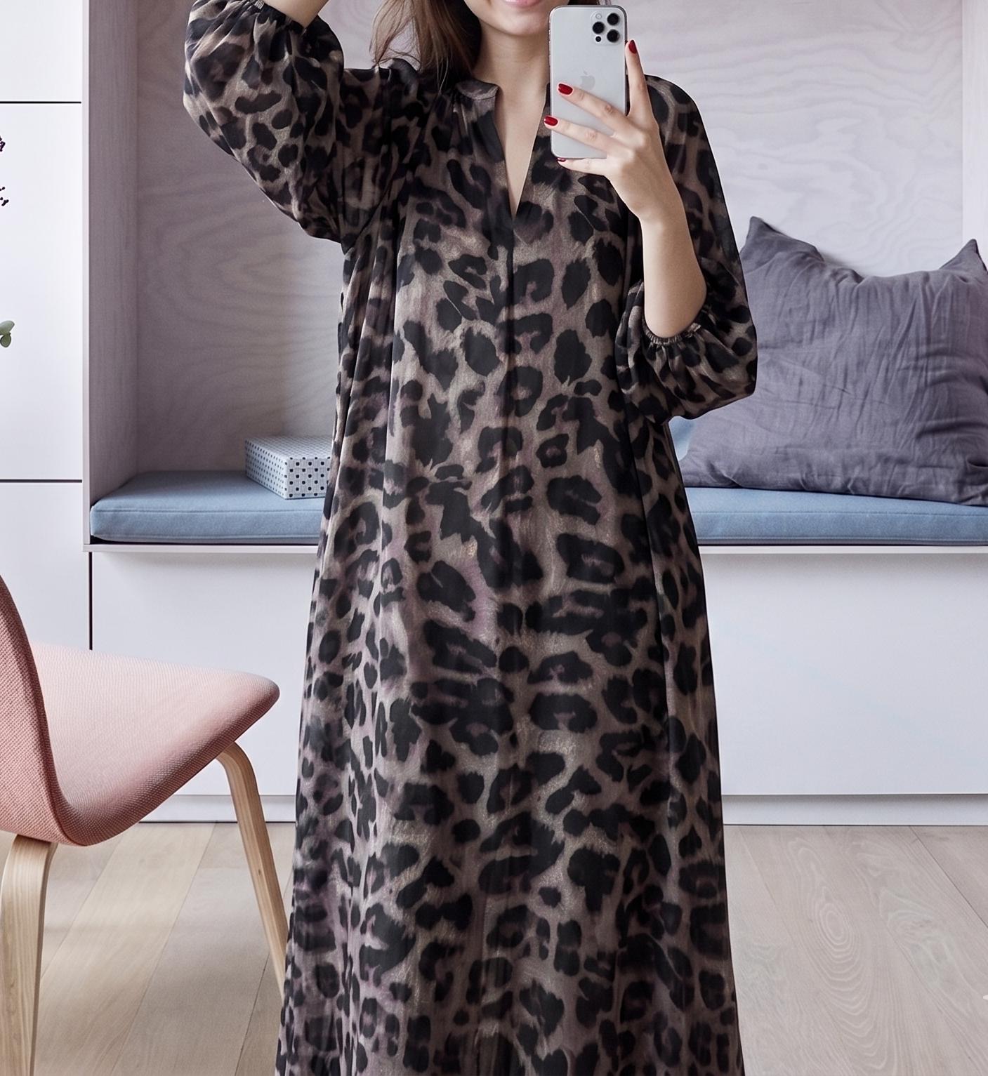 Leopard Print Maxi Dress - Etsy Leopard Print Maxi Dress - Etsy