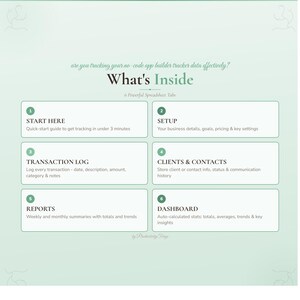 No-Code App Tracker | Build Progress Feature Log Spreadsheet Google Sheets Excel Template image 2