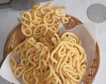 Coconut Milk Murukku Crispy South Indian Snack Handmade Crunchy