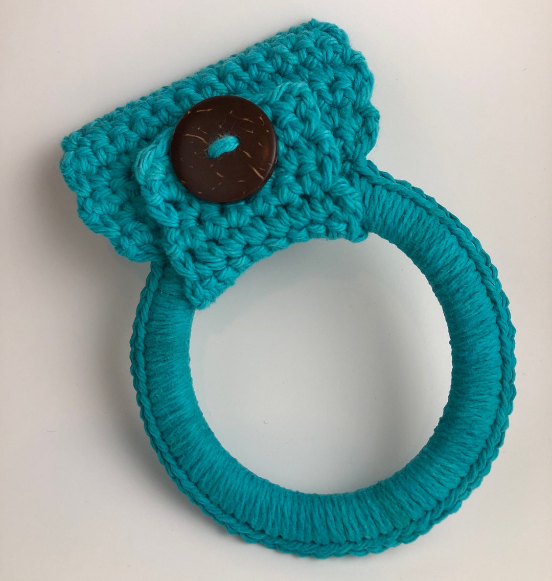 Cotton Dish Towel Hand Towel Ring Kitchen Towel Holder Hanging Kitchen