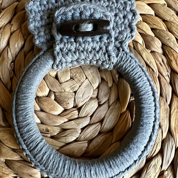 Wood Towel Rings for Bathroom Etsy