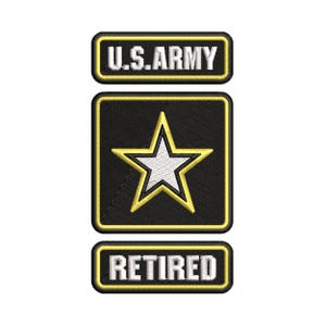 米陸軍退役パッチセット