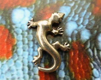 Gecko Lapel Pin - CC360- Reptile and Lizard Pins, Wildlife and Animals