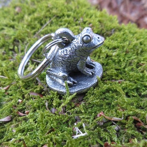 Frosch Schlüsselanhänger - K155 - Frosch, Reptilien und Tier Geschenke und Accessoires