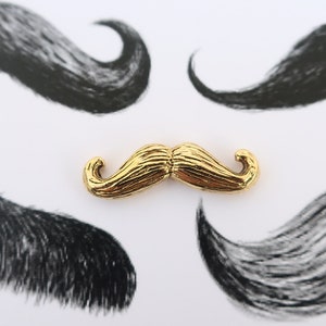 Moustache Lapel Pin- CC624G- Mustache, Movember, Men&#39;s Health, Gentlemen, Barber, Barber Shop, and Men Lapel Pins