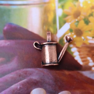 Watering Can Copper Dipped Pewter Lapel Pin- CC161C- Watering Can, Garden, and Gardening Pins