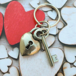 Key to My Heart Keychain K125 Valentine's Day Gifts and Accessories image 1