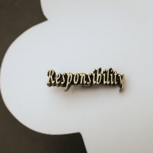 Responsibility Lapel Pin- CC397- Responsibility, Employee Recognition and Student Achievement Pins