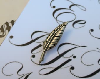Quill Lapel Pin - CC267- Writing and Literature Gifts, Literacy, English Teacher, Author, Writing Tools