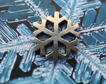 Snowflake Lapel Pin- CC734- Snow, Snow Sport, and Snowflake Lapel Pins