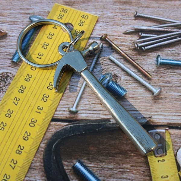 Construction Keychain Etsy