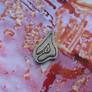 Steak Lapel Pin - CC208- Grilling, BBQ, Barbecue, Father&#39;s Day, Grill, Steak Pins