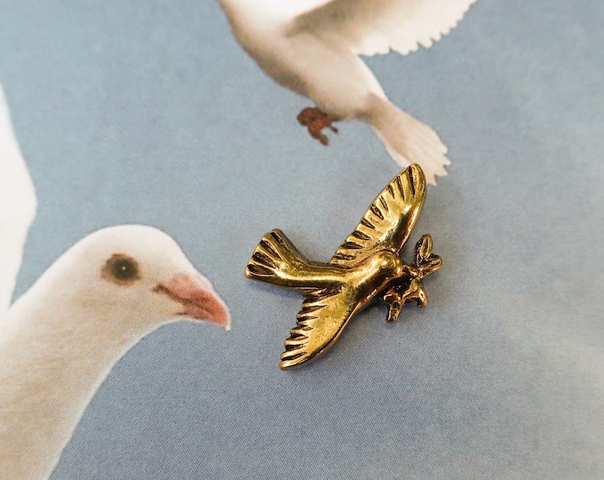 Dove Lapel Pin CC424 Dove Pigeon Wedding and Bird Pins Etsy