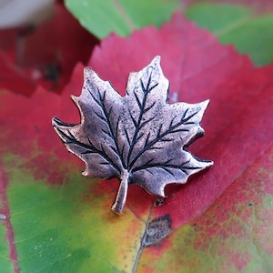 AhornBlatt Kupfer Reversnadel- CC698C- Ahornbaum, Ahorn, Kanada, und Stärke Lapel Pins