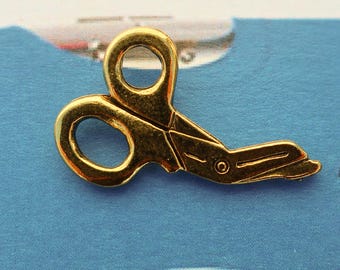 Trauma Shears Gold Lapel Pin- CC732G- EMT, First Responder, and Medical Lapel Pins