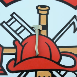 Fireman&#39;s Axe Pewter Lapel Pin- CC462- Fireman, Fire Fighters, and Rescue Lapel Pins