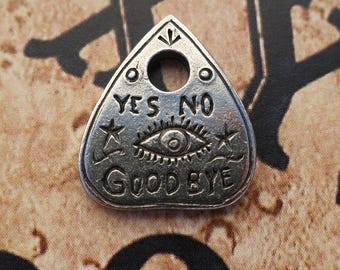 Ouija Board Planchette Lapel Pin- CC736- Seance and Witchcraft Pins