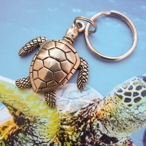 Porte-clés Sea Turtle - K161 - Accessoires et porte-clés pour animaux d’aquarium, marins, océaniques, de plage et marins