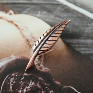 Copper Quill Lapel Pin-CC267C- Writing and Literature Gifts, Literacy, English Teacher, Author, and Writing Tool Pins and Gifts