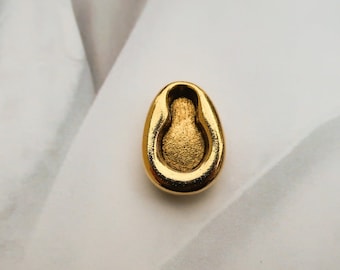 Bed Pan Gold Lapel Pin- CC540G- Nursing, Rehabilitation, and Medical Pins for White Coats