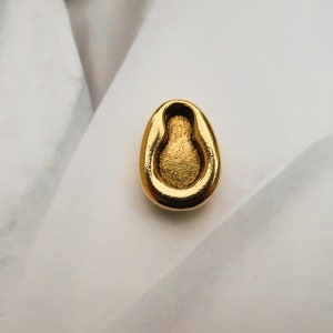 Bed Pan Gold Lapel Pin- CC540G- Nursing, Rehabilitation, and Medical Pins for White Coats