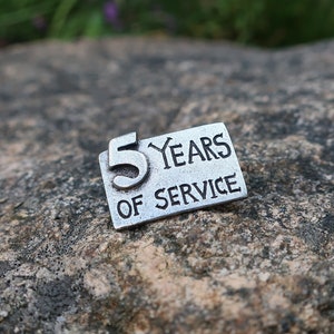 5 Years of Service Lapel Pins- CC608- Employee and Volunteer Appreciation and Recognition Pins