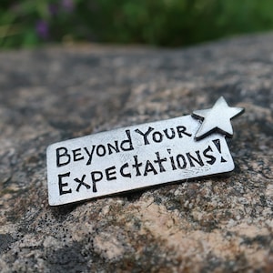 Beyond Your Expectations Lapel Pin- CC582- Exceeding Expectations, Employee, Volunteer, and Student Recognition and Achievement Pins