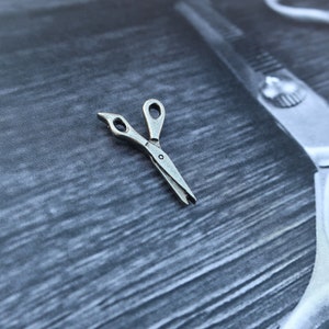 Scissors  Lapel Pin - CC231- Hairdresser, Hairstylist, and Cosmetology Pins and Gifts- Crafty Pins
