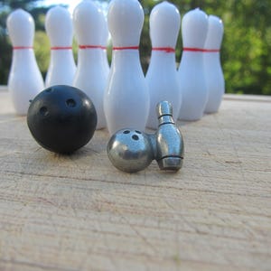 Bowling Ball Lapel Pin - CC433- Bowling, Bowling League, Sports, Sporting Goods, and Bowling Alley Pins