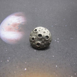 Asteroid Lapel Pin- CC167- Planetoid, Asteroid, Space, Solar System and Science Pins