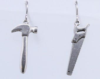 Hammer and Saw Earrings - LT205