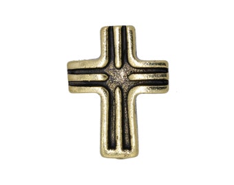St. Andrew's Cross Gold Lapel Pin- CC672G- Religious, Church, and Christian Pins