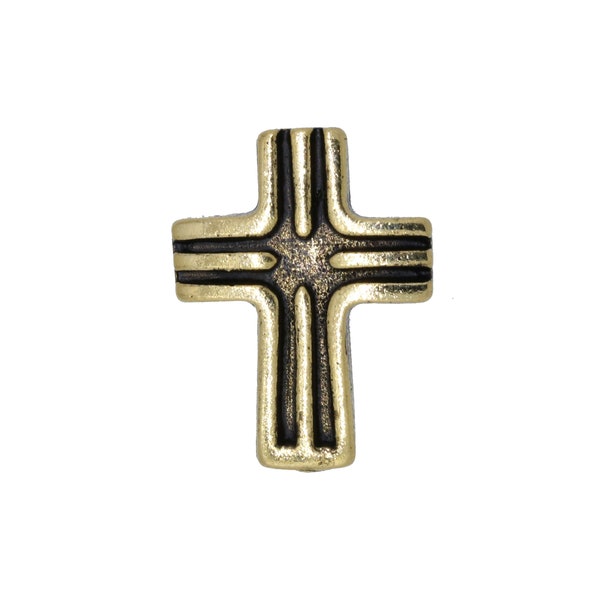 St. Andrew's Cross Gold Lapel Pin- CC672G- Religious, Church, and Christian Pins
