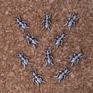 Ant Pushpins- PN138- Ants, Picnics, Insect, and Bug Tacks for a Decorative Corkboard