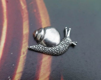 Pin de solapa de caracol- CC718- Pines de solapa de moluscos, animales y vida silvestre