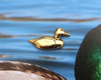 Mallard Gold Lapel Pin- CC100G- Mallard, Duck, and Water Fowl Lapel Pins