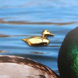 Mallard Gold Lapel Pin- CC100G- Mallard, Duck, and Water Fowl Lapel Pins