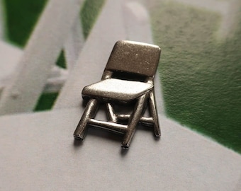 Folding Chair Lapel Pin- CC716- Chairs, Seats, and Furniture Pins