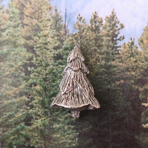 Evergreen Tree Pewter Lapel Pin- CC473- Evergreens, Pines, Tree, Arborist, and Forest Preservation Pins