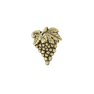 Gold Grapes Lapel Pin- CC259G- Grapes, Wine, Winery, Vineyard, and Fruit Lapel Pins