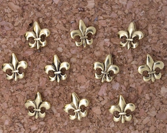 Fleur de Lis Pushpins- Home Office- Fleur De Lis Decor for Decorative Corkboards