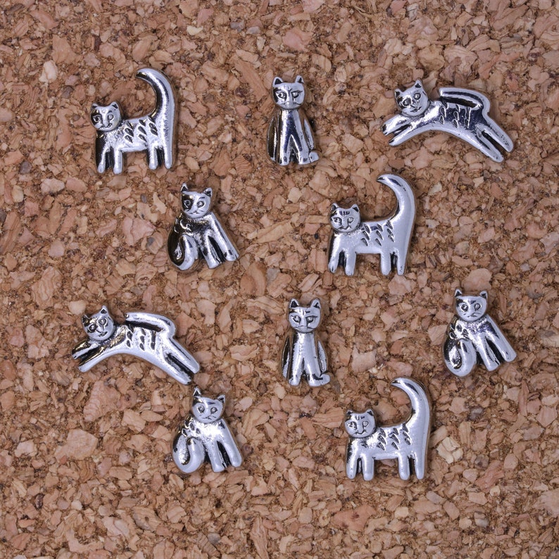 Cat Pushpins PN101 Home Office-Gifts for Cat Lovers Cat Decor image 5