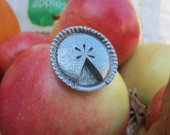 Pie Lapel Pin - CC266- Baking Pins- Baker Gifts- Apple Pie