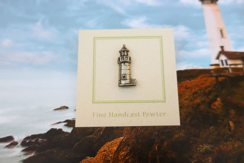 Lighthouse Lapel Pin CC284 Nautical, Ocean, and Navigation Lapel Pins image 4