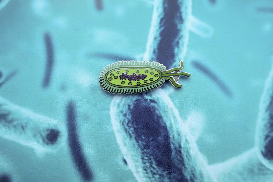 Bacteria Enamel Lapel Pin EP121 Biology, Disease, Science, and Cell