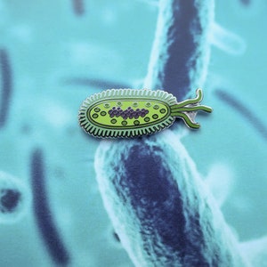 Bacteria Enamel Lapel Pin- EP121- Biology, Disease, Science, and Cell Pins