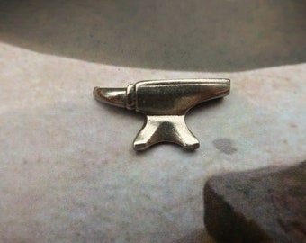 Anvil Pewter Lapel Pin- CC459- Metalworking, Blacksmith, and Forging Pins