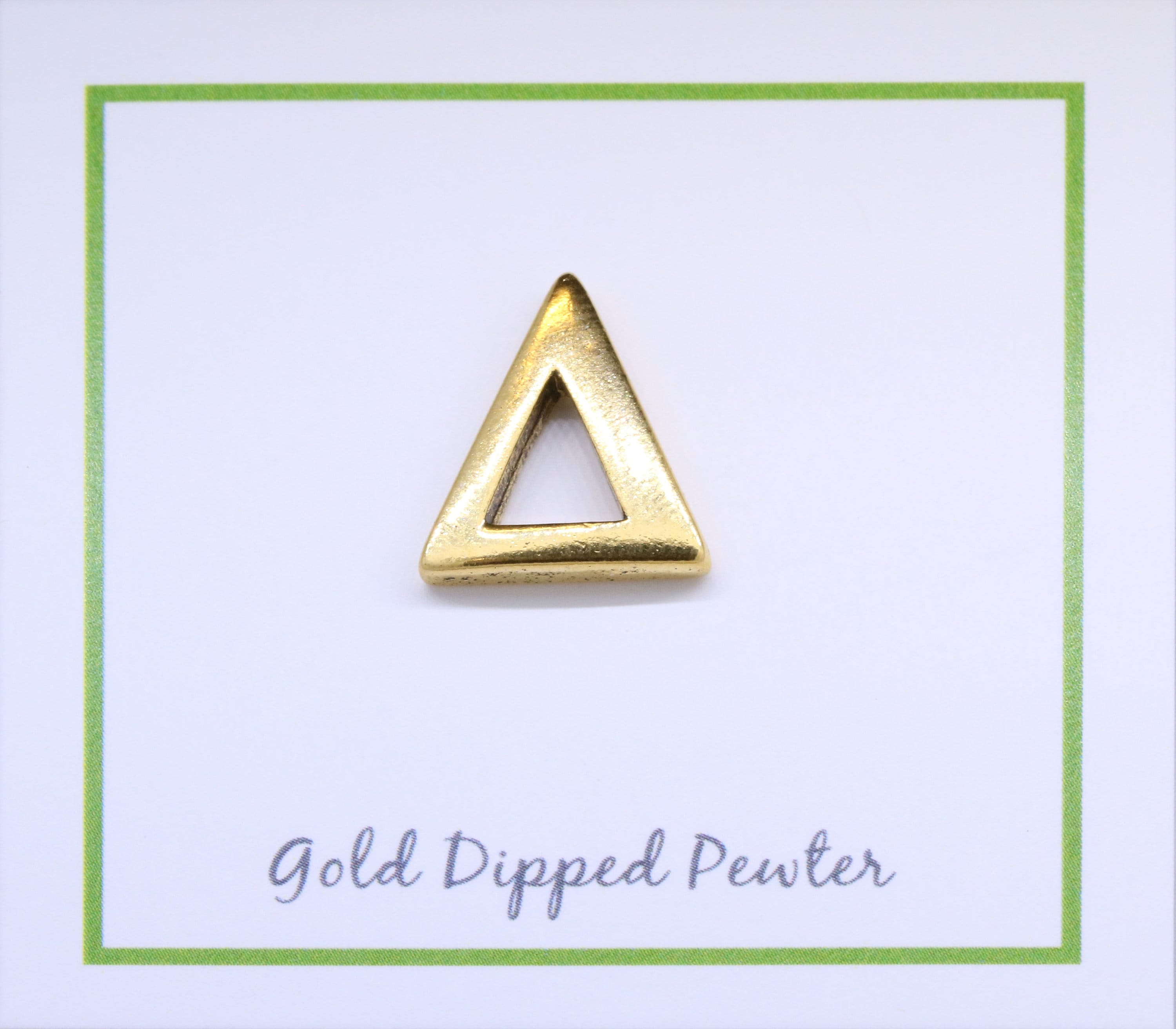 Delta Gold Dipped Pewter Lapel Pin- CC595G- Mathematics, Math Teacher ...