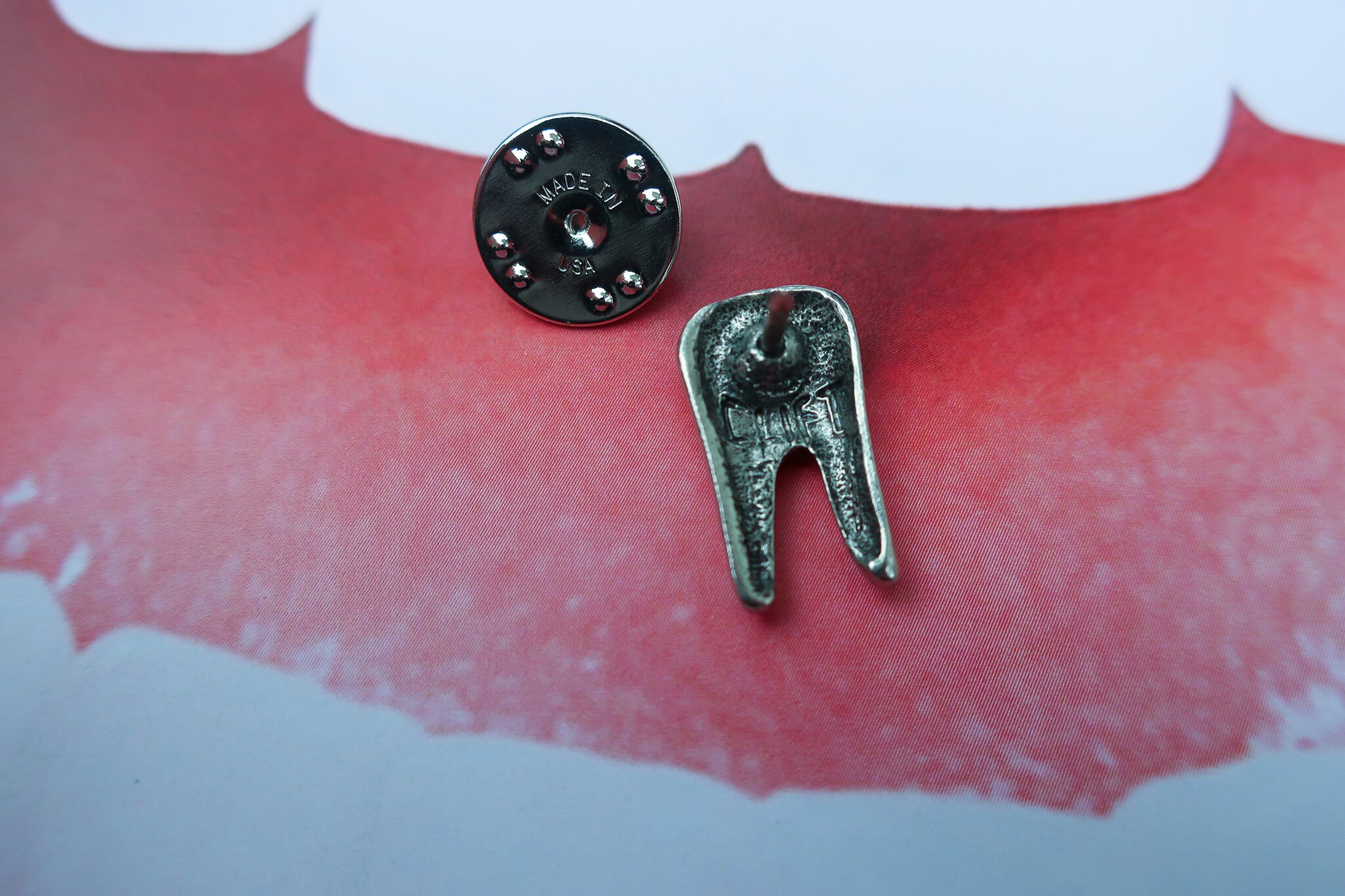 Tooth Lapel Pin CC385 Teeth Pins for Dentists and Dental Etsy